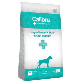 2x12kg Calibra Veterinary Diet Dog Hypoallergenic Skin & Coat lazac száraz kutyatáp - Kisállat kiegészítők webáruház - állateledelek