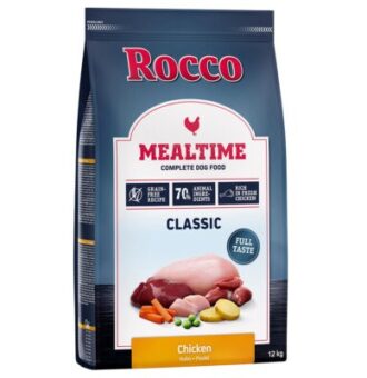 2x12kg Rocco Mealtime száraz kutyatáp- Csirke - Kisállat kiegészítők webáruház - állateledelek