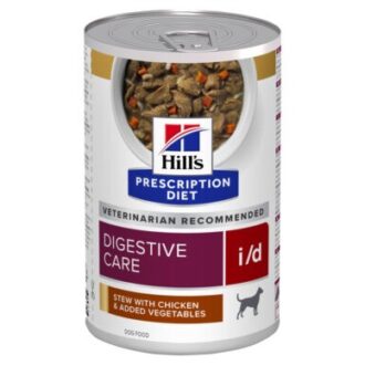 24x354g Hill's Prescription Diet i/d Digestive Care csirke nedves kutyatáp - Kisállat kiegészítők webáruház - állateledelek