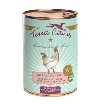 12x400g Terra Canis gabonamentes csirke & paszternák nedves kutyatáp - Kisállat kiegészítők webáruház - állateledelek