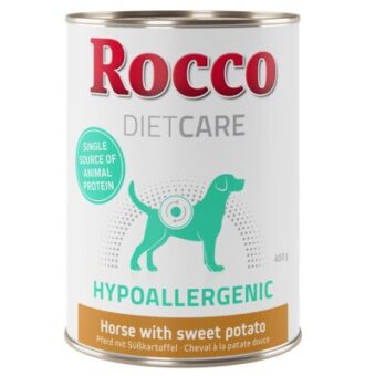12x400g Rocco Diet Care Hypoallergen ló nedves kutyatáp - Kisállat kiegészítők webáruház - állateledelek
