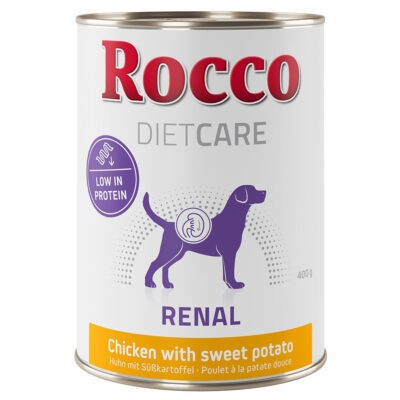 12x400g Rocco Diet Care Renal csirke & édesburgonya nedves kutyatáp - Kisállat kiegészítők webáruház - állateledelek