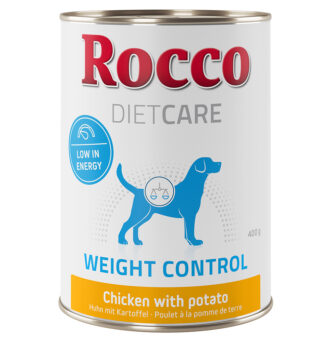 12x400g Rocco Diet Care Weight Control csirke & burgonya nedves kutyatáp - Kisállat kiegészítők webáruház - állateledelek