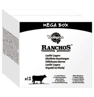 12x40g Pedigree Ranchos marha rágórúd kutyáknak - Kisállat kiegészítők webáruház - állateledelek