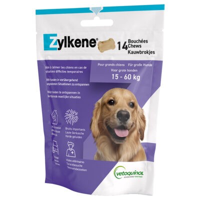 2x14 db Zylkene Chews for Large Dogs kiegészítő eledel nagytestű kutyáknak - Kisállat kiegészítők webáruház - állateledelek
