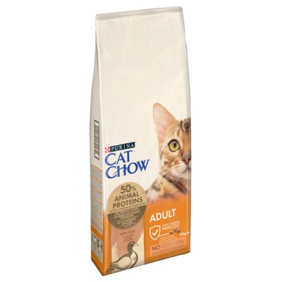 15kg PURINA Cat Chow Adult kacsa száraz macskatáp 13+2kg ingyen akcióban - Kisállat kiegészítők webáruház - állateledelek