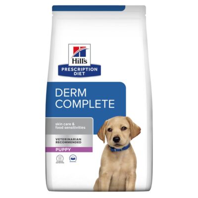 4kg Hill's Prescription Diet Derm Complete Puppy száraz kutyatáp - Kisállat kiegészítők webáruház - állateledelek