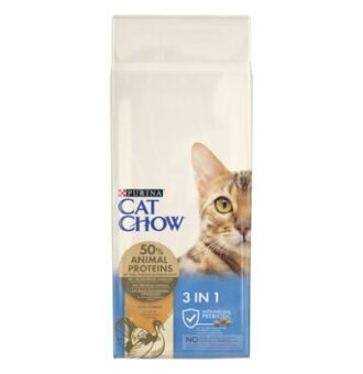 15kg PURINA Cat Chow Special Care 3in1 pulyka száraz macskatáp 13+2kg ingyen akcióban - Kisállat kiegészítők webáruház - állateledelek