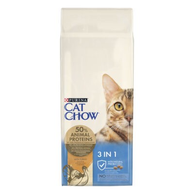 15kg PURINA Cat Chow Special Care 3in1 pulyka száraz macskatáp - Kisállat kiegészítők webáruház - állateledelek
