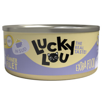36x70g Lucky Lou Extrafood filé húslében macskaeledel nedveseledel- Csirkefilé - Kisállat kiegészítők webáruház - állateledelek