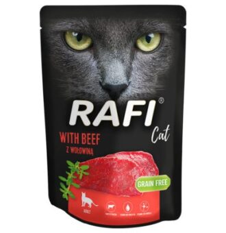 20x300g Rafi Cat marha nedves macskatáp - Kisállat kiegészítők webáruház - állateledelek