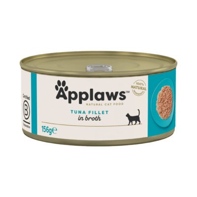 24x156g Applaws hús-/hallében nedves macskatáp-tonhalfilé - Kisállat kiegészítők webáruház - állateledelek