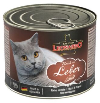 24x200g Leonardo All Meat Máj nedves macskatáp - Kisállat kiegészítők webáruház - állateledelek