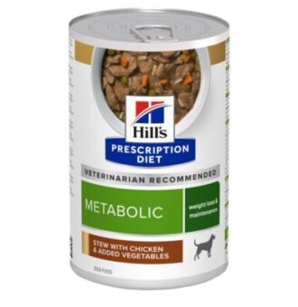 354g Hill's Prescription Diet Metabolic Ragout csirke & zöldség nedves kutyatáp - Kisállat kiegészítők webáruház - állateledelek