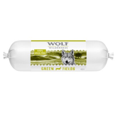 24x400g Wolf of Wilderness Adult Wurst nedves kutyatáp - Kisállat kiegészítők webáruház - állateledelek