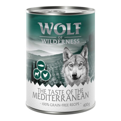 24x400g Wolf of Wilderness Taste of Mediterranean nedves kutyatáp - Kisállat kiegészítők webáruház - állateledelek
