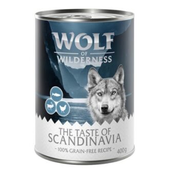 24x400g Wolf of Wilderness Taste of Scandinavia nedves kutyatáp - Kisállat kiegészítők webáruház - állateledelek
