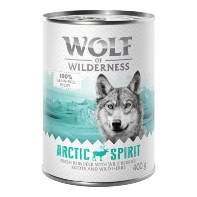 24x400g Wolf of Wilderness gazdaságos csomag - Arctic Spirit - Rénszarvas - Kisállat kiegészítők webáruház - állateledelek