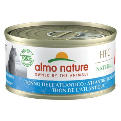 24x70g Almo Nature HFC atlanti tonhal nedves macskatáp - Kisállat kiegészítők webáruház - állateledelek