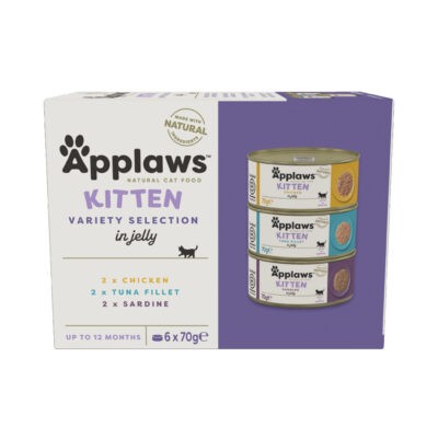 24x70g Applaws aszpikban Kitten vegyes csomag nedves macskatáp - Kisállat kiegészítők webáruház - állateledelek