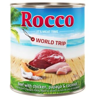 12x800g Rocco világkörüli út Jamaica nedves kutyatáp 10+2 ingyen! - Kisállat kiegészítők webáruház - állateledelek