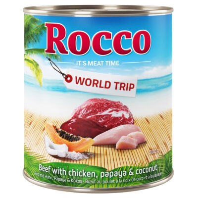 12x800g Rocco világkörüli út Jamaica nedves kutyatáp 10+2 ingyen! - Kisállat kiegészítők webáruház - állateledelek