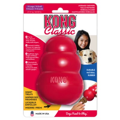 2db KONG Classic kutyajáték-XL: kb. 10 cm - Kisállat kiegészítők webáruház - állateledelek