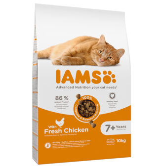 2x10kg IAMS Advanced Nutrition Senior Cat csirke száraz macskatáp - Kisállat kiegészítők webáruház - állateledelek