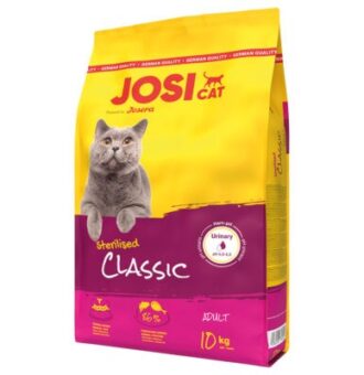 10kg JosiCat Sterilised Classic lazac száraz macskatáp - Kisállat kiegészítők webáruház - állateledelek