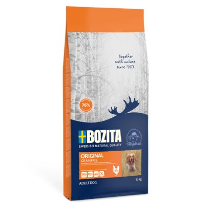 2x12kg Bozita Original Grain Free csirke száraz kutyatáp - Kisállat kiegészítők webáruház - állateledelek