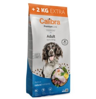 12kg Calibra Dog Premium Line Adult csirke száraz kutyatáp - Kisállat kiegészítők webáruház - állateledelek