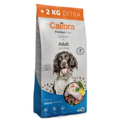 12kg Calibra Dog Premium Line Adult csirke száraz kutyatáp - Kisállat kiegészítők webáruház - állateledelek
