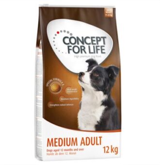 2x12kg Concept for Life Medium Adult száraz kutyatáp - Kisállat kiegészítők webáruház - állateledelek