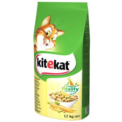 12kg Kitekat Adult csirke & zöldség száraz macskatáp - Kisállat kiegészítők webáruház - állateledelek