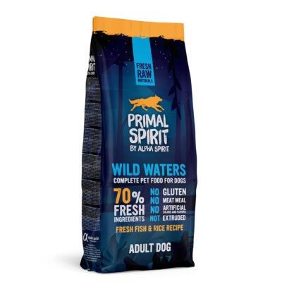 2x12kg Primal Spirit 70% Wild Waters száraz kutyatáp - Kisállat kiegészítők webáruház - állateledelek