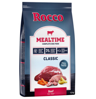 12kg Rocco Mealtime Marha száraz kutyatáp 10% árengedménnyel - Kisállat kiegészítők webáruház - állateledelek