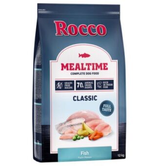 12kg Rocco Mealtime - hal száraz kutyatáp - Kisállat kiegészítők webáruház - állateledelek
