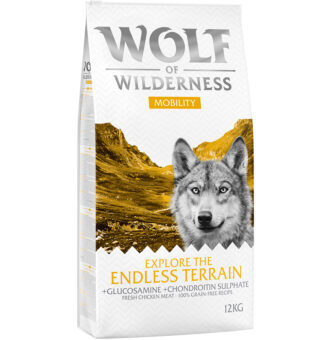 12kg Wolf of Wilderness "Explore The Endless Terrain" - Mobility száraz kutyatáp - Kisállat kiegészítők webáruház - állateledelek