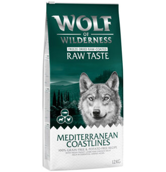2x12kg Wolf of Wilderness 'The Taste Of' száraz kutyatáp- The Taste Of The Mediterranean - Kisállat kiegészítők webáruház - állateledelek