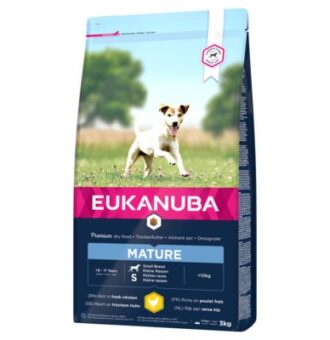 2x3kg Eukanuba Mature Dog Small Breed csirke száraz kutyatáp - Kisállat kiegészítők webáruház - állateledelek