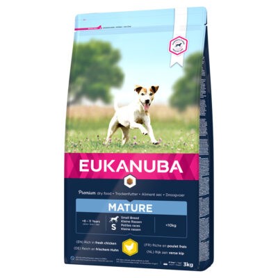 2x3kg Eukanuba Mature Dog Small Breed csirke száraz kutyatáp - Kisállat kiegészítők webáruház - állateledelek