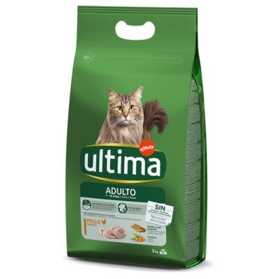2x3kg Ultima Cat Adult csirke száraz macskatáp - Kisállat kiegészítők webáruház - állateledelek
