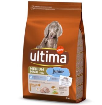 2x3kg Ultima Medium/Maxi Junior csirke száraz kutyatáp - Kisállat kiegészítők webáruház - állateledelek