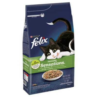 2x4kg Felix Inhome Sensations száraz macskatáp - Kisállat kiegészítők webáruház - állateledelek