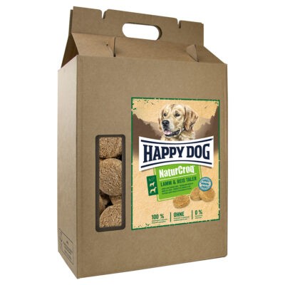5kg Happy Dog NaturCroq bárány & rizs tallér kutyasnack - Kisállat kiegészítők webáruház - állateledelek