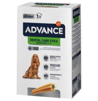 2x720g Advance Dental Care Stick Medium/Maxi kutyasnack 25% árengedménnyel - Kisállat kiegészítők webáruház - állateledelek