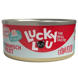 18x70g Lucky Lou Extrafood Tonhalfilé aszpikban nedves macskatáp - Kisállat kiegészítők webáruház - állateledelek