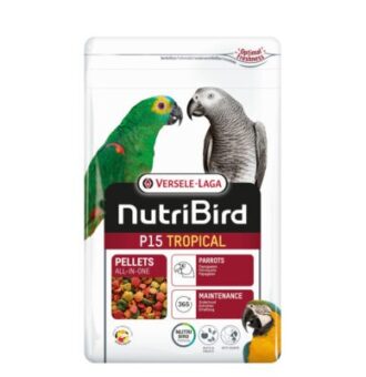 3kg Versele-Laga  Nutribird P15 Tropical papagájeledel - Kisállat kiegészítők webáruház - állateledelek