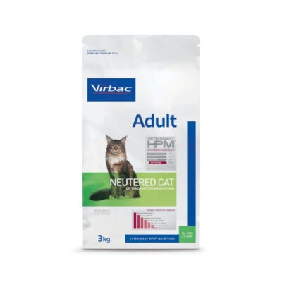 3kg Virbac Veterinary HPM felnőtt ivartalanított macska száraz macskaeledel - Kisállat kiegészítők webáruház - állateledelek