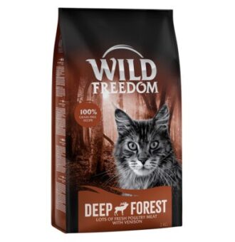 3x2kg Wild Freedom gabomanetes macska szárazeledel -Adult Deep Forest - szarvas - Kisállat kiegészítők webáruház - állateledelek